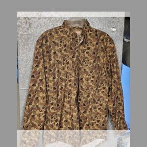 Natural Issue Nautical Leaf Cotton Flannel Men's Size Small